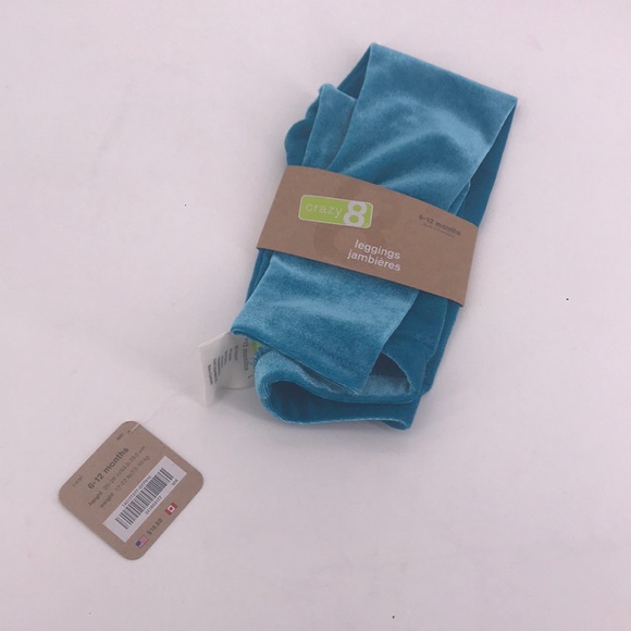 NWT Crazy 8 Girls Size 6-12 Months Leggings - Picture 1 of 3